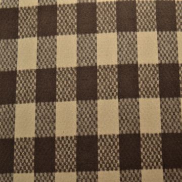 Wol - Blokruit -Beige / Bruin