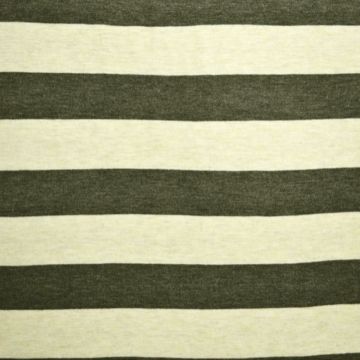 Viscose Tricot - Stripes Big Beige/ Grey