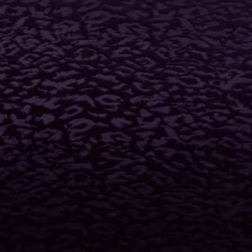 Lycra Velours - Leopard - Purple