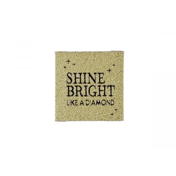 Bohin Kleding label - Shine bright like a diamond