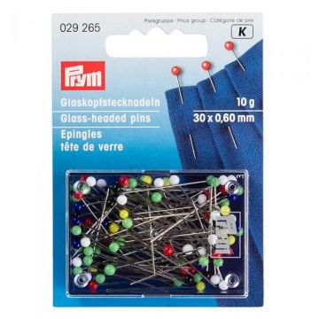 Prym Glaskopspelden Gekleurd - 0.60x30mm