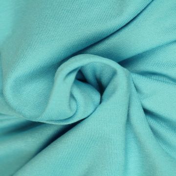 Viscose Tricot Aqua Blauw