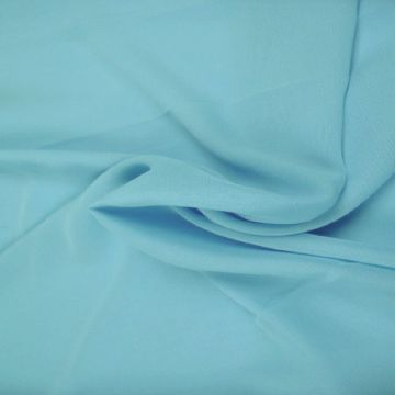 Aqua Blauwe Chiffon