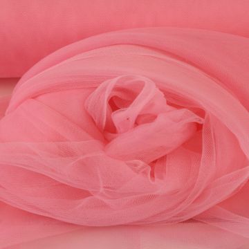 Stretch Tule Fel Roze