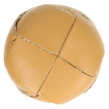Knoop Kunstleer - Dark Camel - 33.75mm