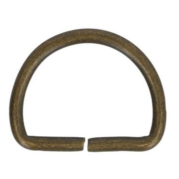 D-Ring - Old Gold - 15mm