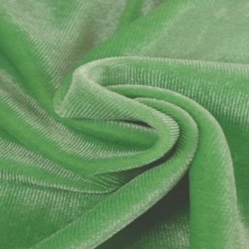 lycra fluweel / velours Lente Groen