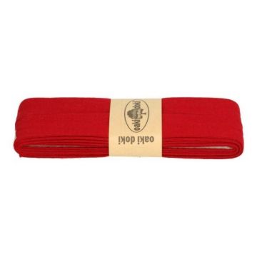 tricot de luxe biaisband oaki doki donker rood