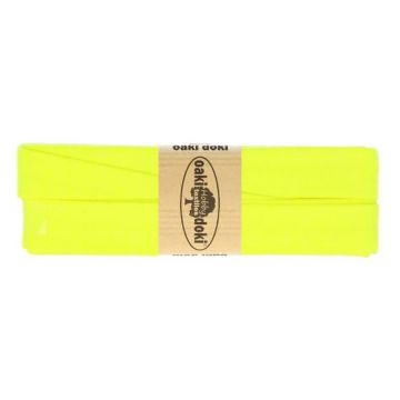 Oaki Doki Tricot Biaisband - Neon Geel 954