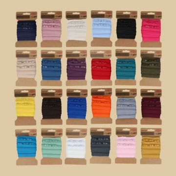 Opry Spiraal Rits 3m - Mustard