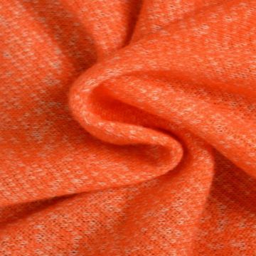 Gemeleerde Jogging Sweaterstof - oranje