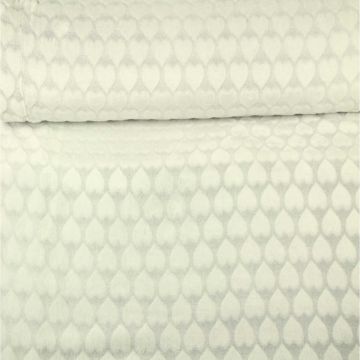 Knuffelfleece - Love Hearts Light Grey