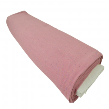 Katoenen Tricot Speckles Collection - Dark Old Pink