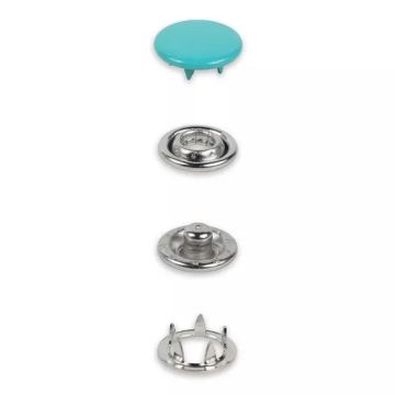 Prym - Gekleurde Jersey drukknopen 12mm - Turquoise
