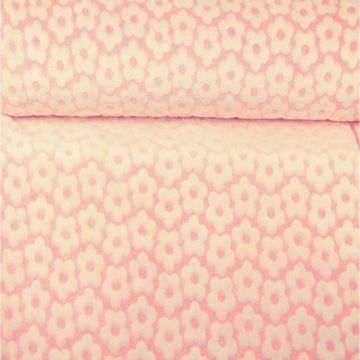 Knuffelfleece - Flowers Coral