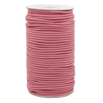 Koord elastiek 3mm -776- Vintage Roze