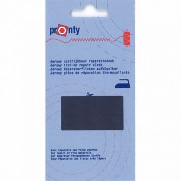 Pronty Reparatiedoek Jersey Opstrijkbaar - Navy