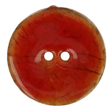 Knoop Kokos Nature Soft Red - 27,5mm