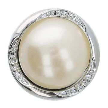 Knoop - Parel Silver - 22mm