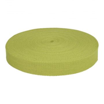 Keperband Mosgroen 32 mm - Extra Sterk