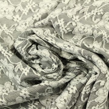 Jacquard Jersey - Wall of Wallflowers 