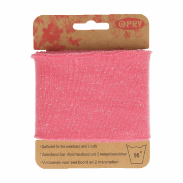 Manchetten Band - Lurex Roze