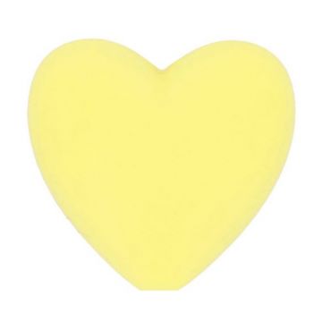 Opry Siliconen Kraal Hart - Zacht geel