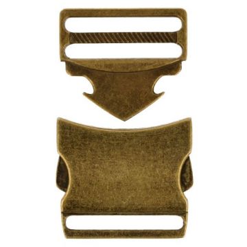 Opry Klikgesp - Old Gold - 20mm