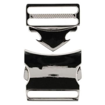 Opry Klikgesp -Silver - 20mm