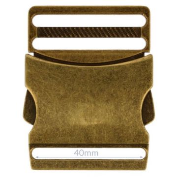 Opry Klikgesp - Old Gold - 40mm