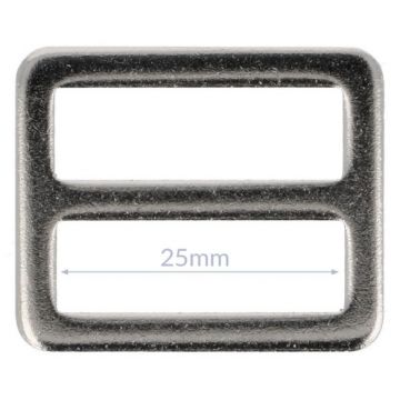 Opry Gesp Plat - Silver - 25mm