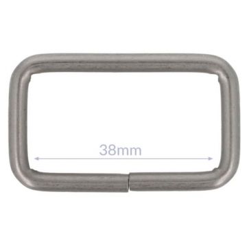 Opry Gesp - Mat Silver - 38mm