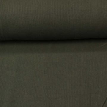Rib Jersey - Smokey Army Green