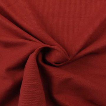 Rib Jersey - Warm Red