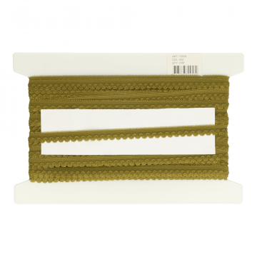 Lingerie - Stretch Kant - 15mm - Olive