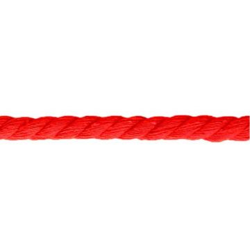 Gedraaid Koord 10/12 mm - Rood