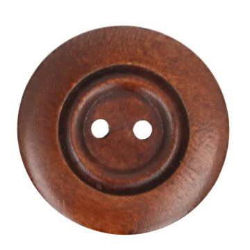 Knoop - Hout Mahonie - 25mm