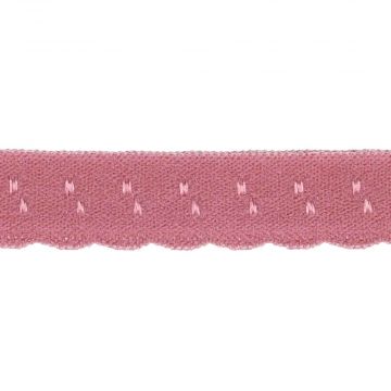 Lingerie Elastisch Vouwkant - Dark Old Pink