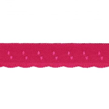Lingerie Elastisch Vouwkant - Dark Fuchsia