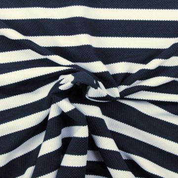 Jacquard Jersey - Big Boat Stripes