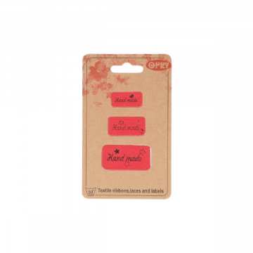 Opry Skai Labels - Handmade - Red