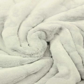 Knuffelfleece - Bears Light Grey