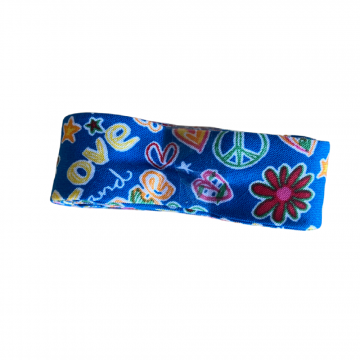 Biaisband - 2m - Peace and Love - Blue