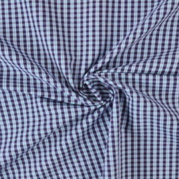 Blouse stof - light blue/navy/white