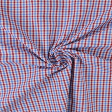 Blouse stof - red/blue/white