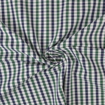 Blouse stof - green/navy/white