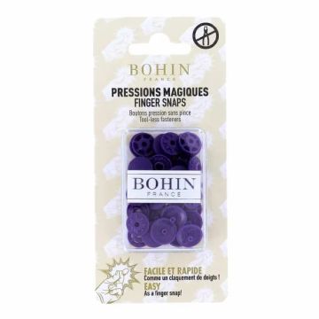 Bohin - Magische drukknopen 13mm - Purple