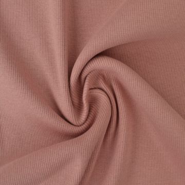 Boordstof Rib - Vintage Roze - 37