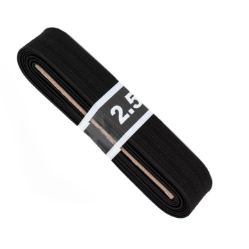 Bosje Taille Elastiek 20mm - Zwart - 2.5 meter