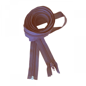 Deelbare Nylon Ritsen - 240 cm - Bruin